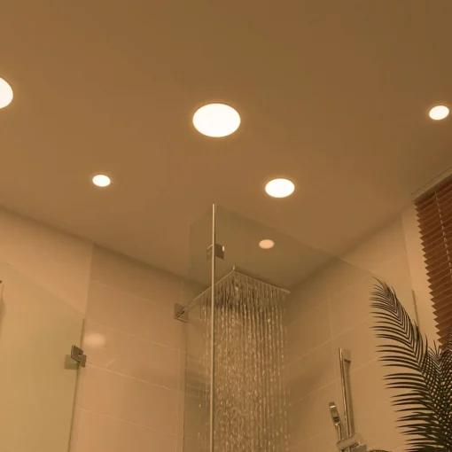 Paulmann LED-panel Veluna 3 000 K rund 7,5 cm| Kontorbelysning|Downlights