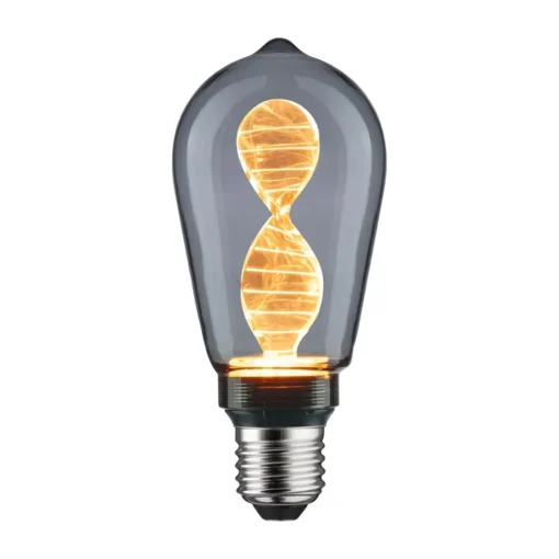 Paulmann LED-pære E27 3,5W Helix 1800K ST64 smoke| Filament Pærer|Filament Pærer