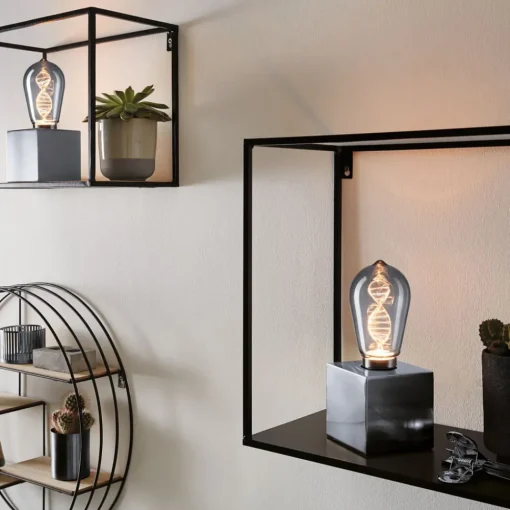 Paulmann LED-pære E27 3,5W Helix 1800K ST64 smoke| Filament Pærer|Filament Pærer