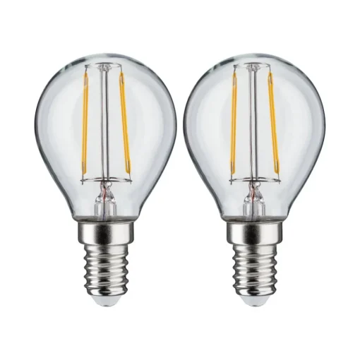 Paulmann LED-pære E14 2,7W 2 700 K filament 2-er| E14 Pærer|Filament Pærer
