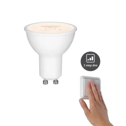 Paulmann LED-reflektor GU10 6,5W 2700 K 3-step-dim| Gu10 Pærer|Dimbar Led-Pære