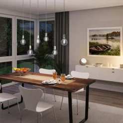 Paulmann LED-Rustika ZigBee E27 6,3W RGBW gull 3er Outlet