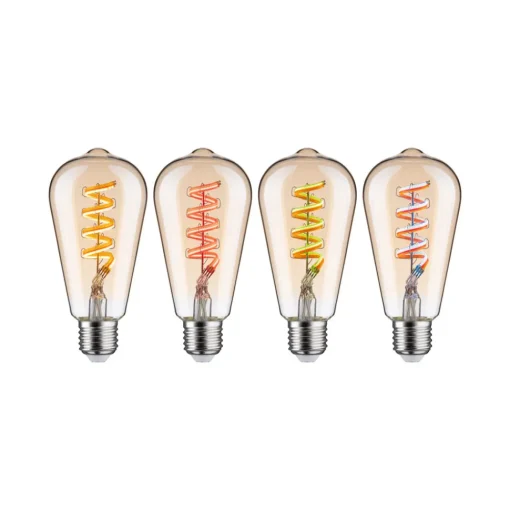 Paulmann LED-rustikk ZigBee E27 6,3W RGBW dim gull Clearance