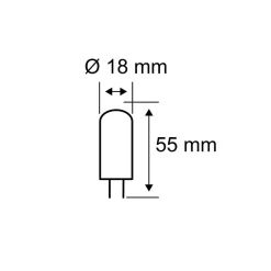 Paulmann LED-stiftpære G9 4W 3 000 K dim-to-warm| G9 Pærer|Dimbar Led-Pære