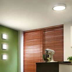 Paulmann Lunar-LED-panel, kantet, hvit, 30 x 30 cm| Kontorbelysning