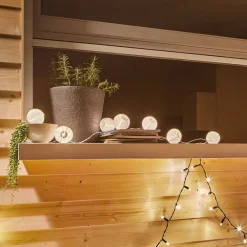 Paulmann Mobile Lampion lyslenke 7 lys, hvit| Dekorasjonsbelysning