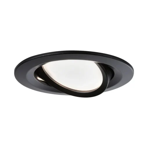 Paulmann Nova Coin 3xsett rund svingbar svart Best