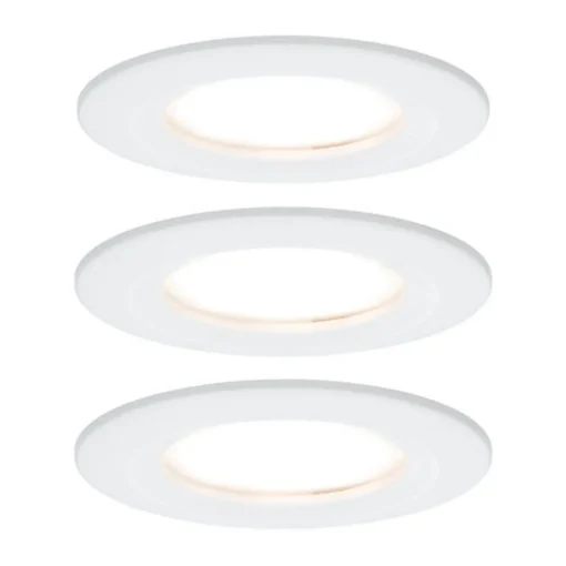 Paulmann Nova LED-downlight 3-er, rigid, hvit Hot
