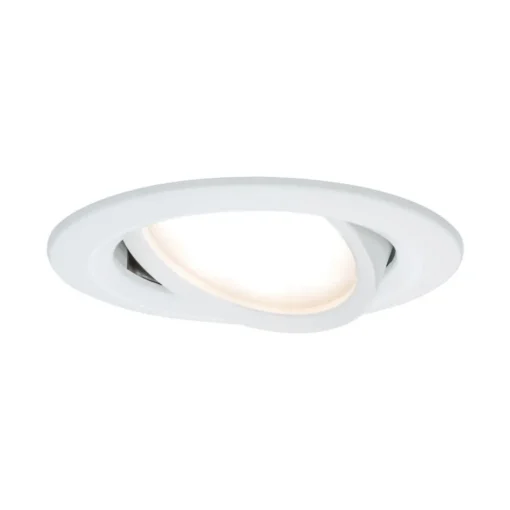 Paulmann Nova LED-downlight 3er, roterbar, hvit| Downlights