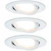 Paulmann Nova LED-downlight, roterbar, aluminium Clearance