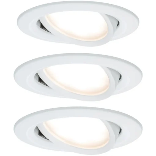 Paulmann Nova LED-downlight, roterbar, aluminium Clearance