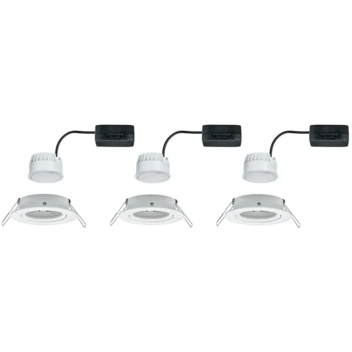 Paulmann Nova LED-downlight, roterbar, aluminium Clearance