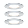 Paulmann Nova LED-downlight 3er rund rigid alu| Downlights