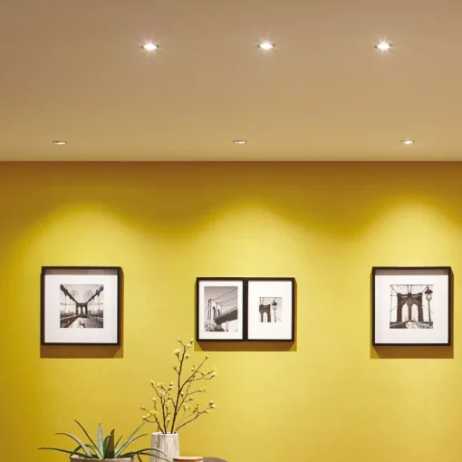 Paulmann Nova LED-downlight 3er rund rigid alu| Downlights