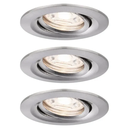 Paulmann Nova mini downlight 3er, roterbar, jern| Downlights|Spotter I Tak
