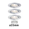 Paulmann Nova mini downlight 3er, roterbar, alu| Downlights
