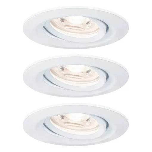 Paulmann Nova mini downlight 3er, roterbar, hvit Clearance