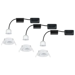 Paulmann Nova mini downlight 3er, roterbar, hvit Clearance
