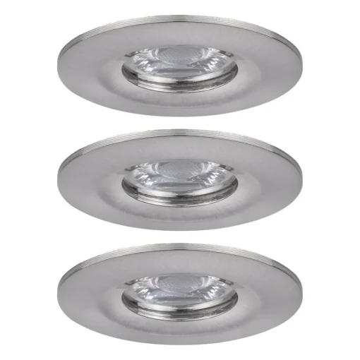 Paulmann Nova mini-downlight 3-er-sett IP44 jern New