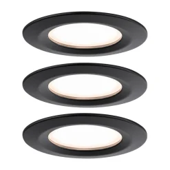 Paulmann Nova Plus Coin 3 stk IP44 2 700 K svart Sale