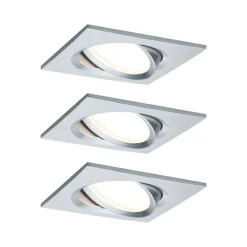 Paulmann Nova Plus 3stk LED-spot kantet, alu Discount
