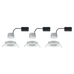 Paulmann 3-pak spot Nova Coin rund svingbar hvit Discount