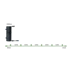 Paulmann Plug & Shine 93931 Kabel 15 m, 1 inn/7 ut Outlet