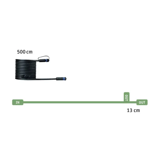 Paulmann Plug & Shine 93927 Kabel 5m, 1 inn/2 ut| Tilbehør