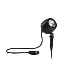 Paulmann Plug & Shine LED-spot Kikolo, 3 000 K, 60°, aluminium| Utespotter