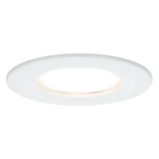 Paulmann sett med 3 LED-spotter Slim Coin, dimbar, hvit New