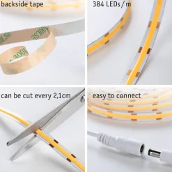 Paulmann SimpLED Stripe Set COB 3 000 K 1,5 m| Dekorasjonsbelysning|Lysstriper