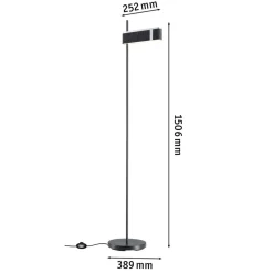 Paulmann Smart LED-gulvlampe Jagun, antrasitt, 151 cm filt| Smarthus Belysning