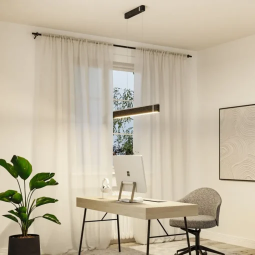 Paulmann Smart LED-hengelampe Jagun, antrasitt, 100 cm, filt| Smarthus Belysning