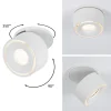 Paulmann Spircle LED-innfellingslampe matt hvit Sale