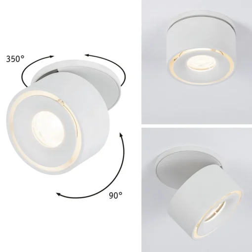 Paulmann Spircle LED-innfellingslampe matt hvit Sale