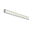 Paulmann Square profil, alu, spreder satinert 2 m| Lysstriper