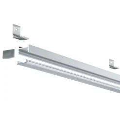 Paulmann Square profil, alu, spreder satinert 2 m| Lysstriper