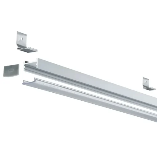 Paulmann Square profil, alu, spreder satinert 2 m| Lysstriper