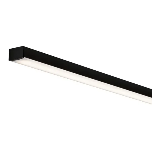 Paulmann Square profil, svart, hvit spreder, 2m| Dekorasjonsbelysning|Lysstriper