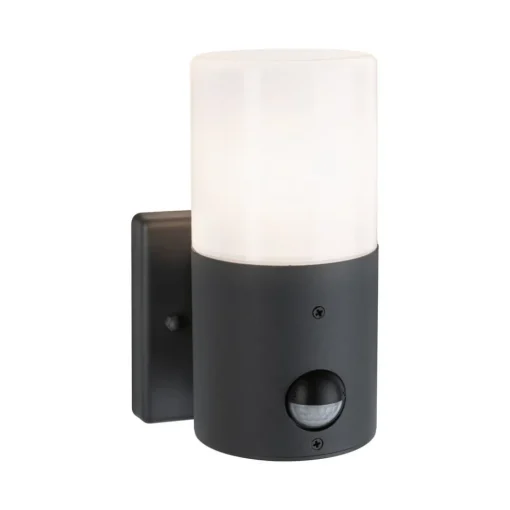 Paulmann Tubs utendørs vegglampe sensor, ikke-dim| Vegglamper Med Sensor|Vegglamper Utendørs