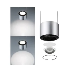 Paulmann URail Aldan LED-pendel 4 000 K matt krom| Skinnesystem