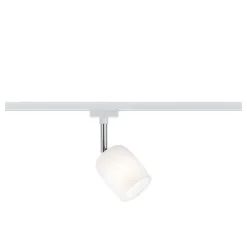 Paulmann URail Blossom spot hvit, satinert glass New