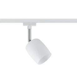 Paulmann URail Blossom spot hvit, satinert glass New
