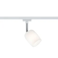 Paulmann URail Blossom spot hvit, satinert glass New