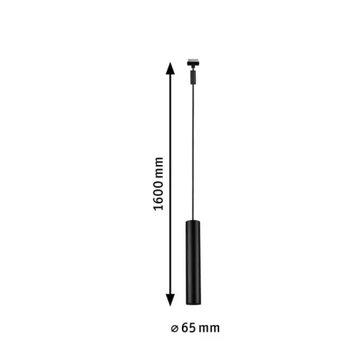 Paulmann URail Catalejo LED-pendellampe matt svart| Skinnesystem