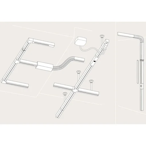 Paulmann URail endetilkobling, svart| Skinnesystem