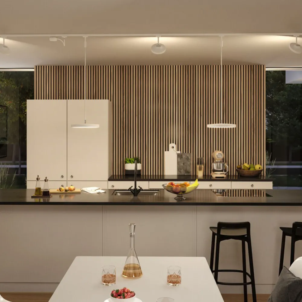 Paulmann URail Hildor LED-pendel 3 000 K hvit