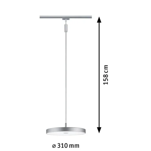 Paulmann URail Hildor LED-pendel, krom 4 000 K Clearance