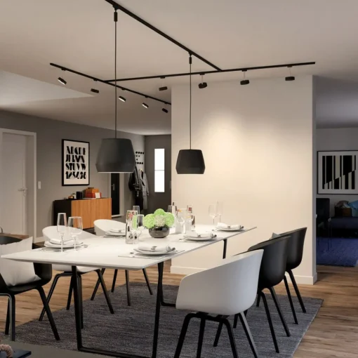 Paulmann URail Spot Circle svart dimbar 4 000 K Best