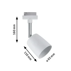 Paulmann URail Spot Cover, hvit, GU10| Skinnesystem